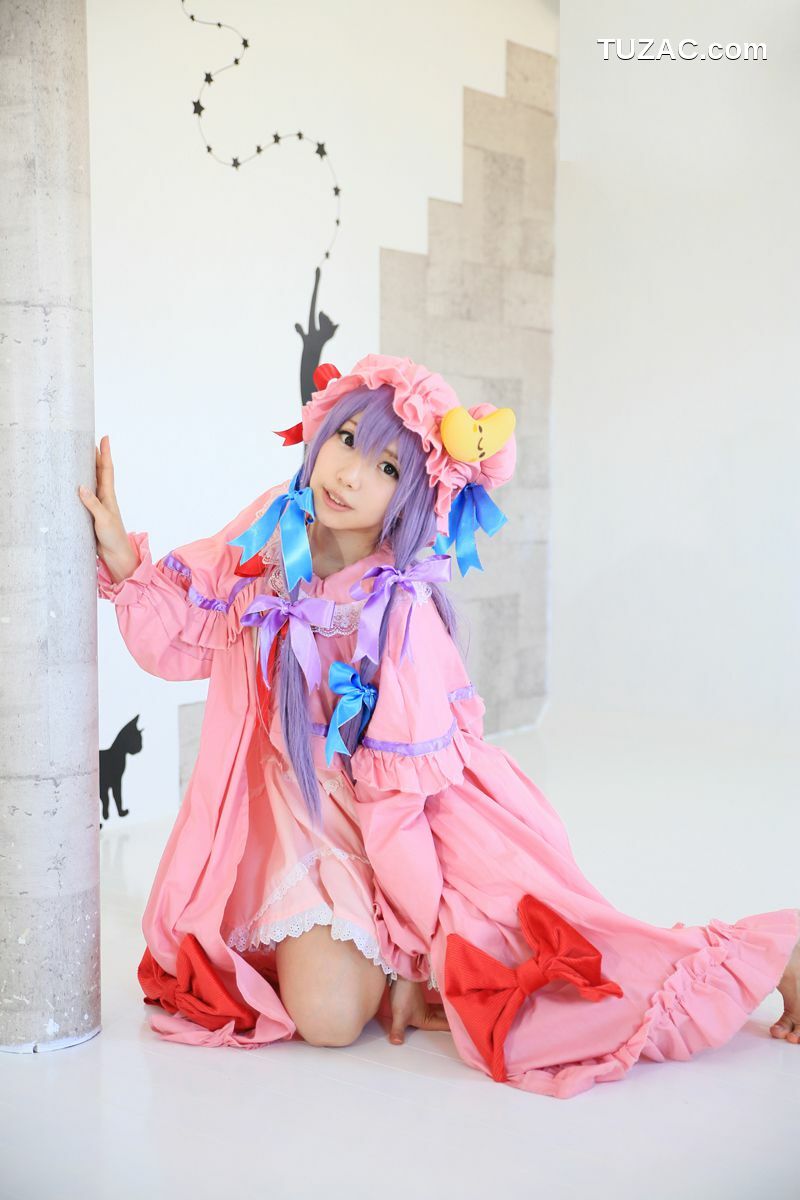 日本CosPlay_早乙女らぶ (目々泽めぐ) 《東方Project》パチュリー&middot;ノーレッジ 写真集