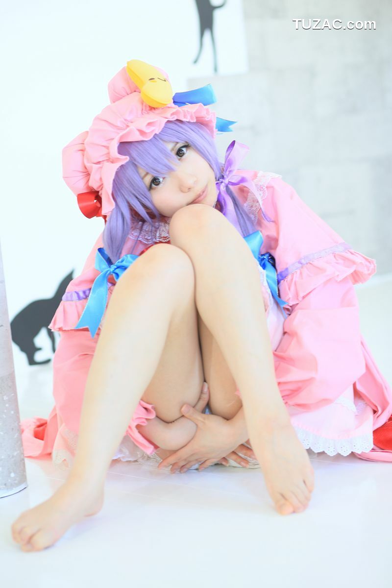 日本CosPlay_早乙女らぶ (目々泽めぐ) 《東方Project》パチュリー&middot;ノーレッジ 写真集