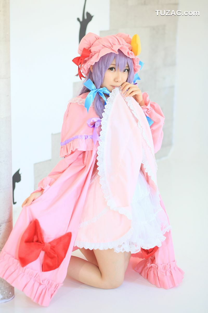 日本CosPlay_早乙女らぶ (目々泽めぐ) 《東方Project》パチュリー&middot;ノーレッジ 写真集