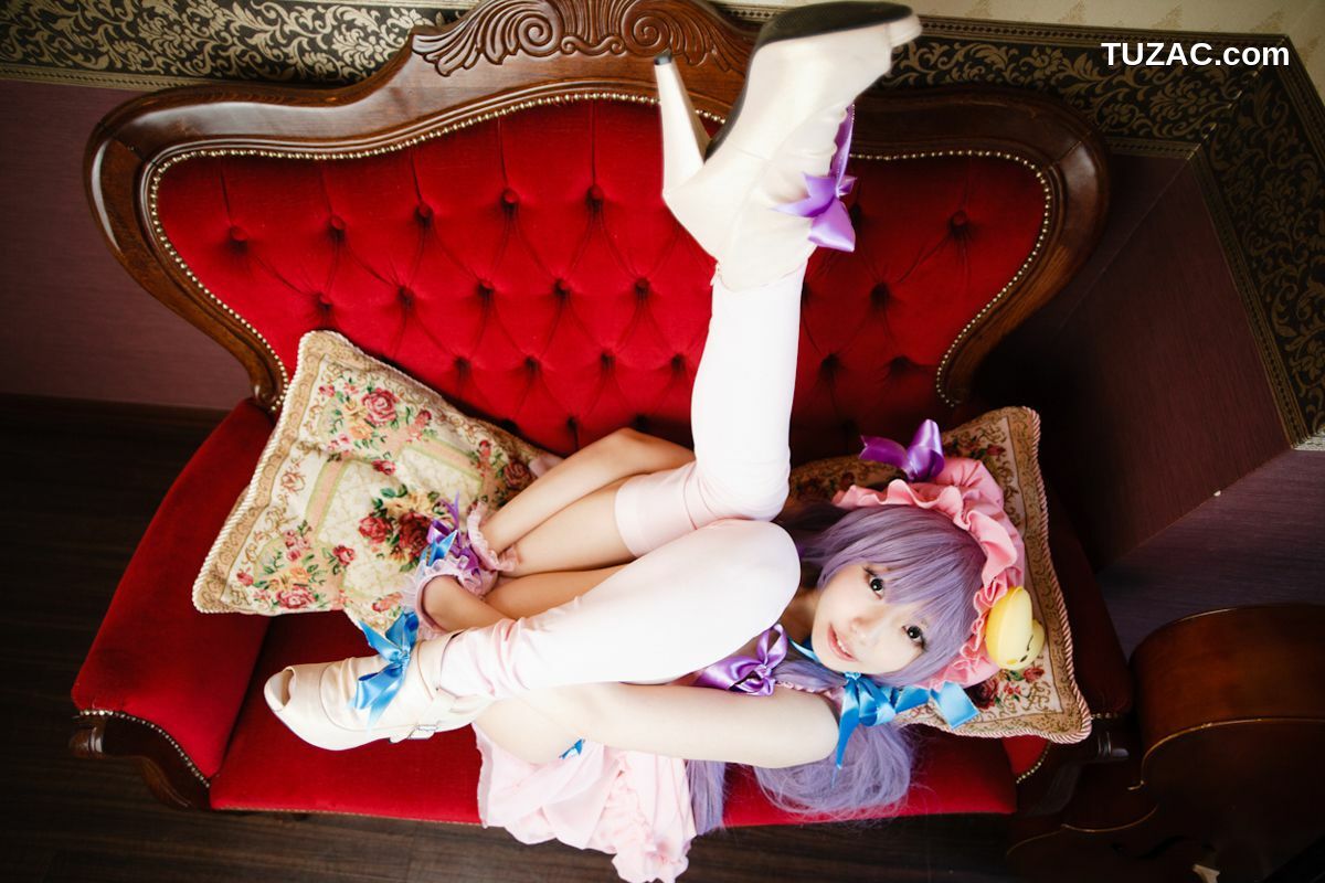 日本CosPlay_早乙女らぶ (目々泽めぐ) 《東方Project》パチュリー&middot;ノーレッジ 写真集