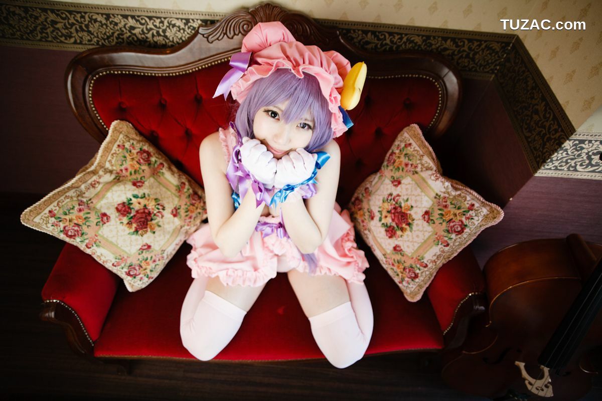 日本CosPlay_早乙女らぶ (目々泽めぐ) 《東方Project》パチュリー&middot;ノーレッジ 写真集