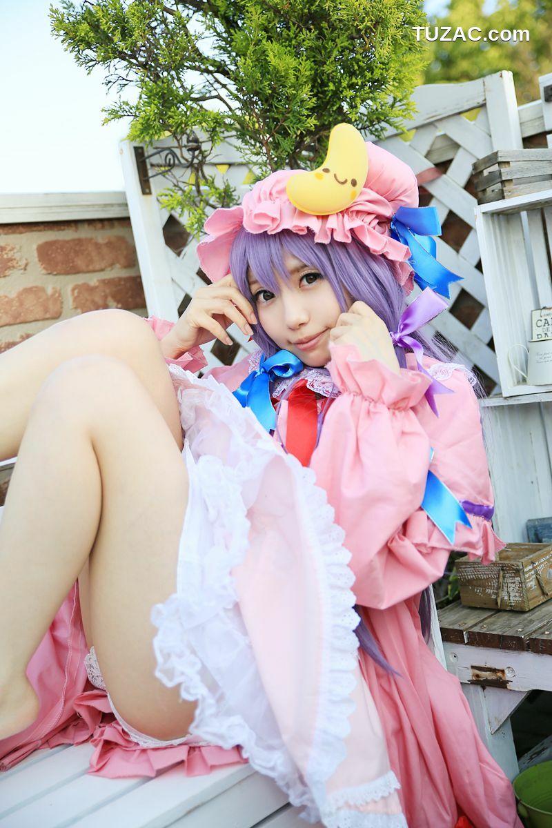 日本CosPlay_早乙女らぶ (目々泽めぐ) 《東方Project》パチュリー&middot;ノーレッジ 写真集