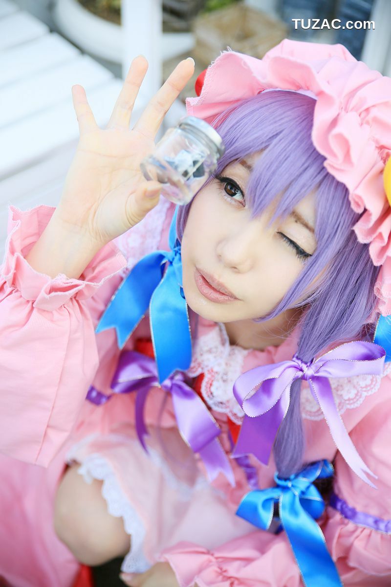 日本CosPlay_早乙女らぶ (目々泽めぐ) 《東方Project》パチュリー&middot;ノーレッジ 写真集
