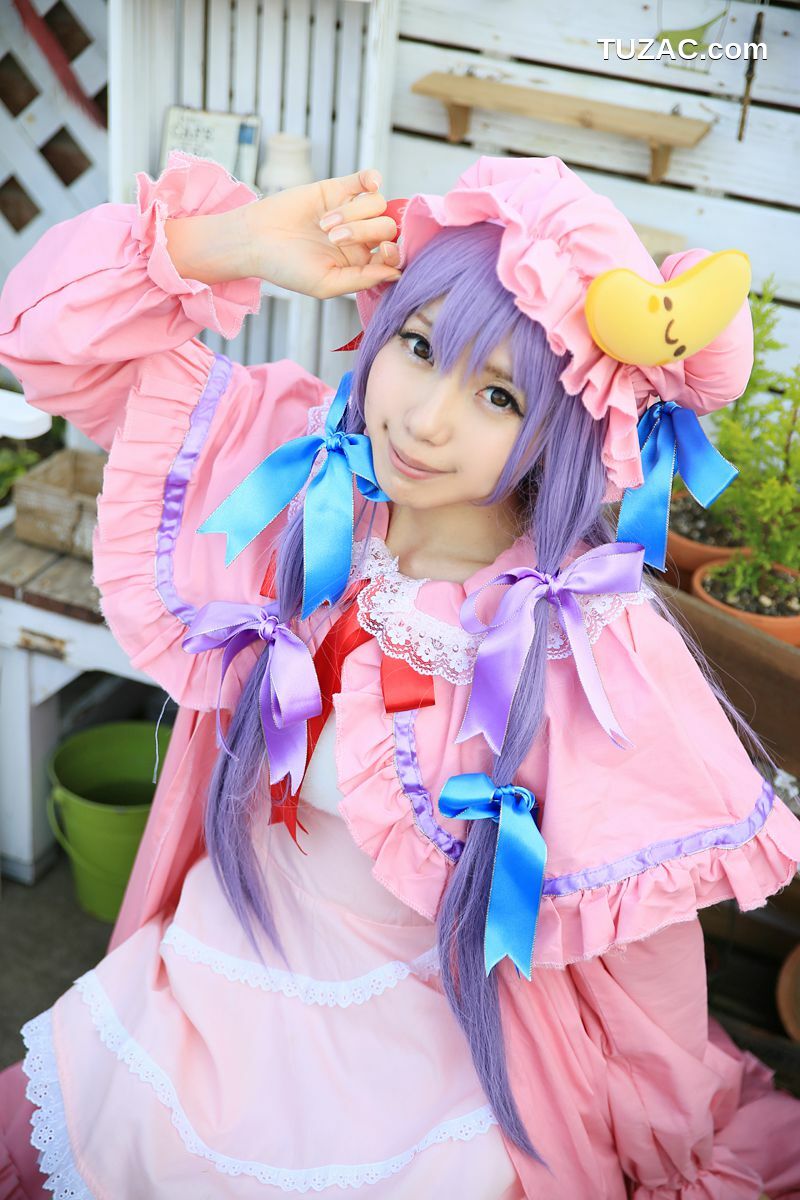 日本CosPlay_早乙女らぶ (目々泽めぐ) 《東方Project》パチュリー&middot;ノーレッジ 写真集