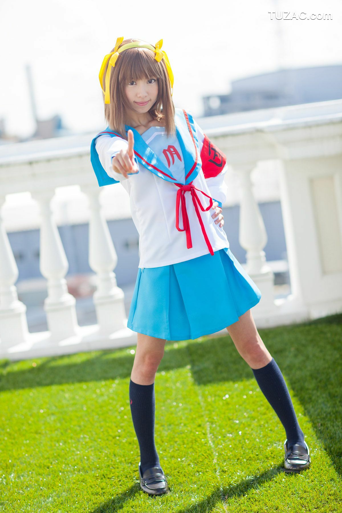 日本CosPlay_早乙女らぶ 《涼宮ハルヒの憂鬱》Suzumiya Haruhi 写真集[33P]