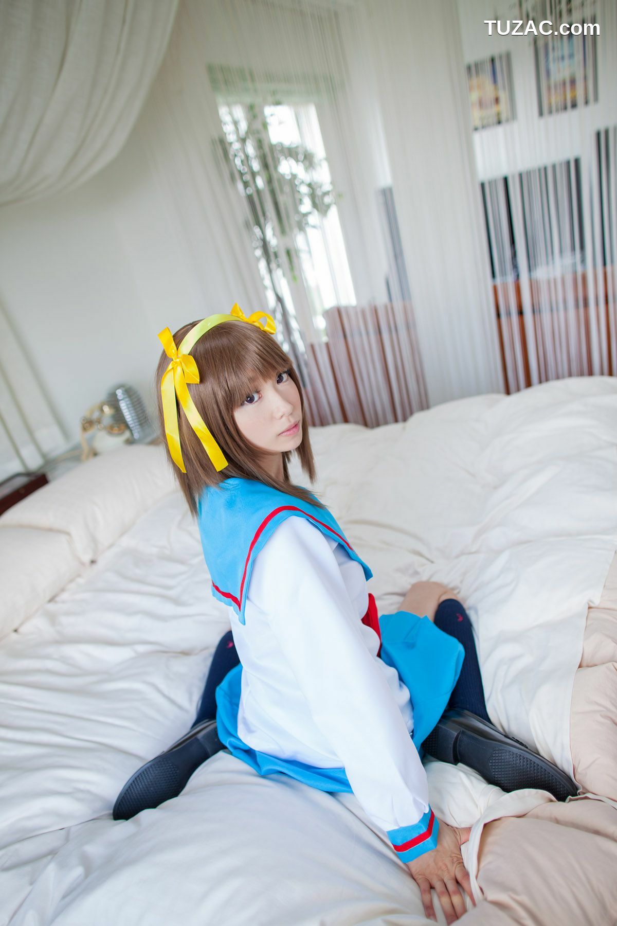 日本CosPlay_早乙女らぶ 《涼宮ハルヒの憂鬱》Suzumiya Haruhi 写真集[33P]