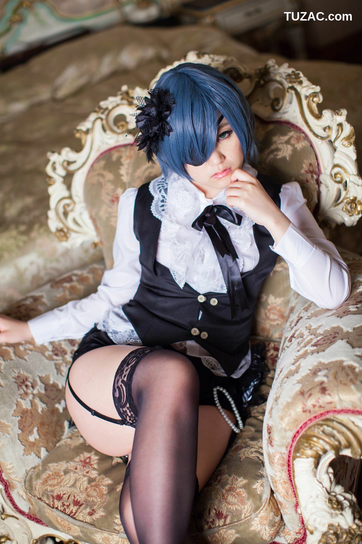 日本CosPlay_木村つな (木村都那) 《Kuroshitsuji》Ciel Phantomhive 写真集[47P]