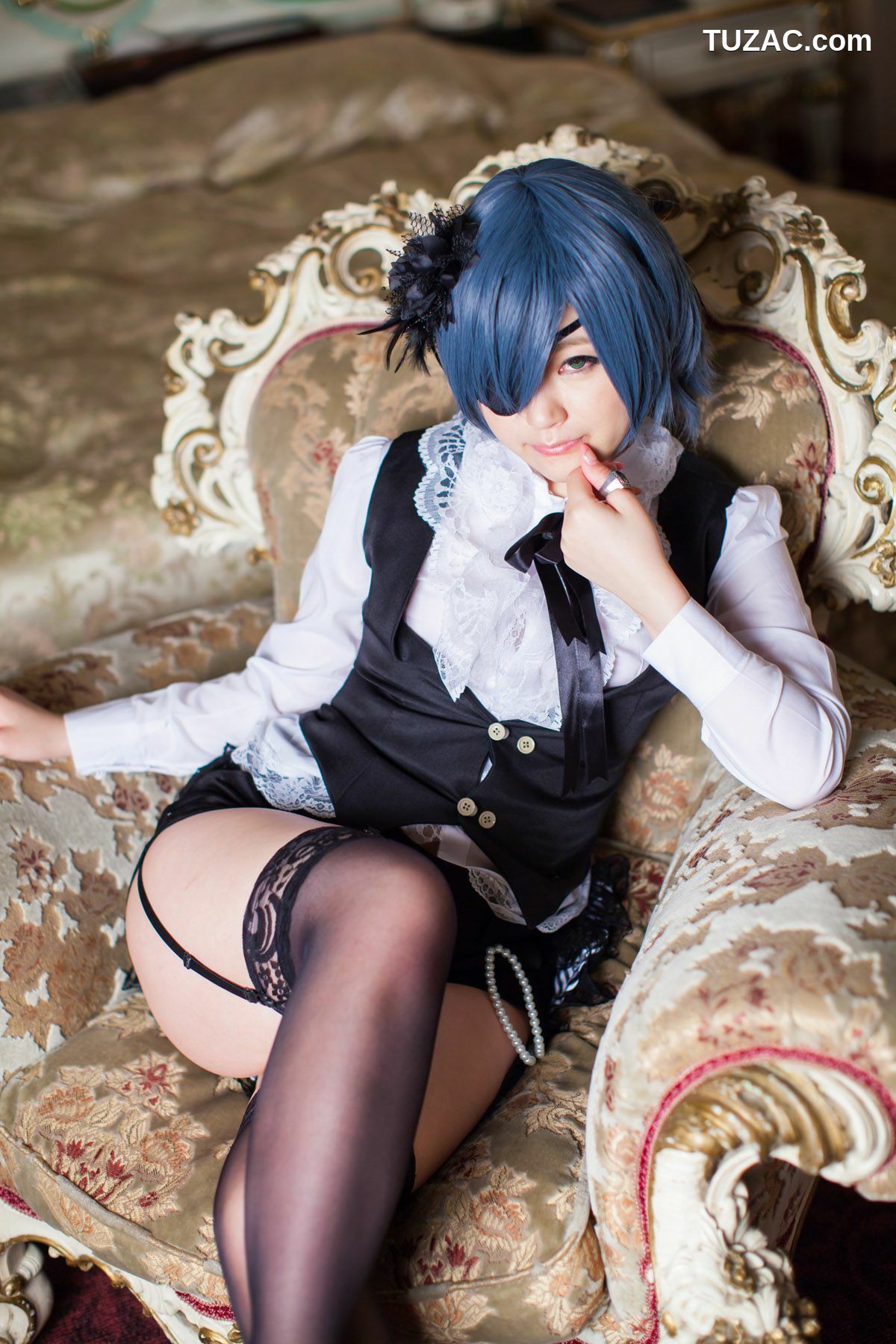 日本CosPlay_木村つな (木村都那) 《Kuroshitsuji》Ciel Phantomhive 写真集[47P]