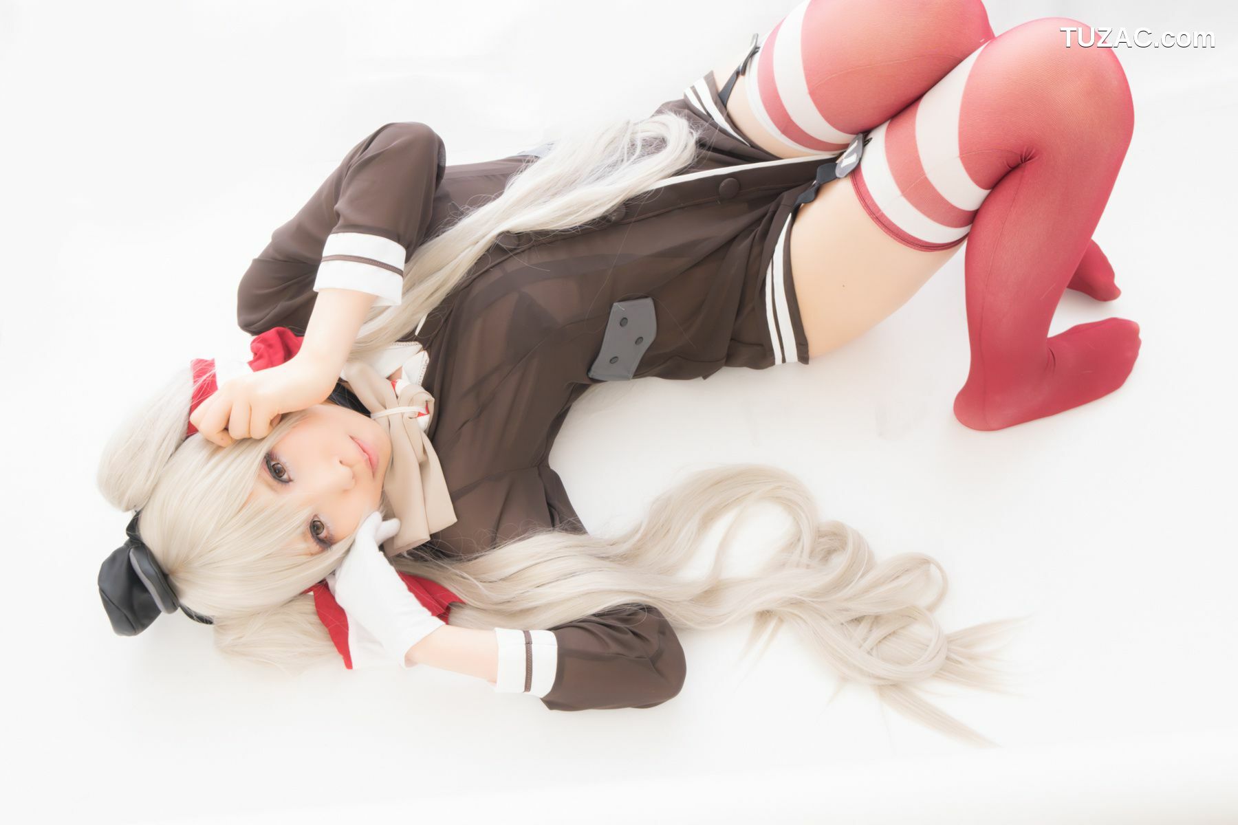 日本CosPlay_桃色れく (Momoiro Reku) 《Kantai Collection》Amatsukaze(天津風) 写真集[100P]