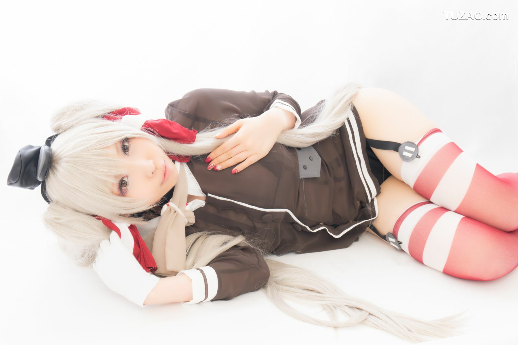 日本CosPlay_桃色れく (Momoiro Reku) 《Kantai Collection》Amatsukaze(天津風) 写真集[100P]