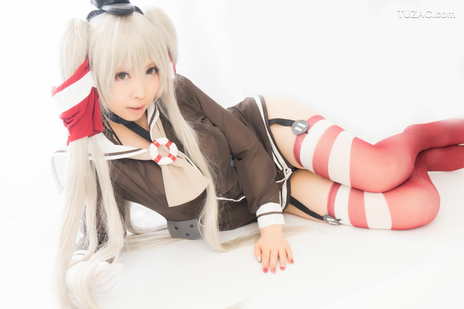 日本CosPlay_桃色れく (Momoiro Reku) 《Kantai Collection》Amatsukaze(天津風) 写真集[100P]