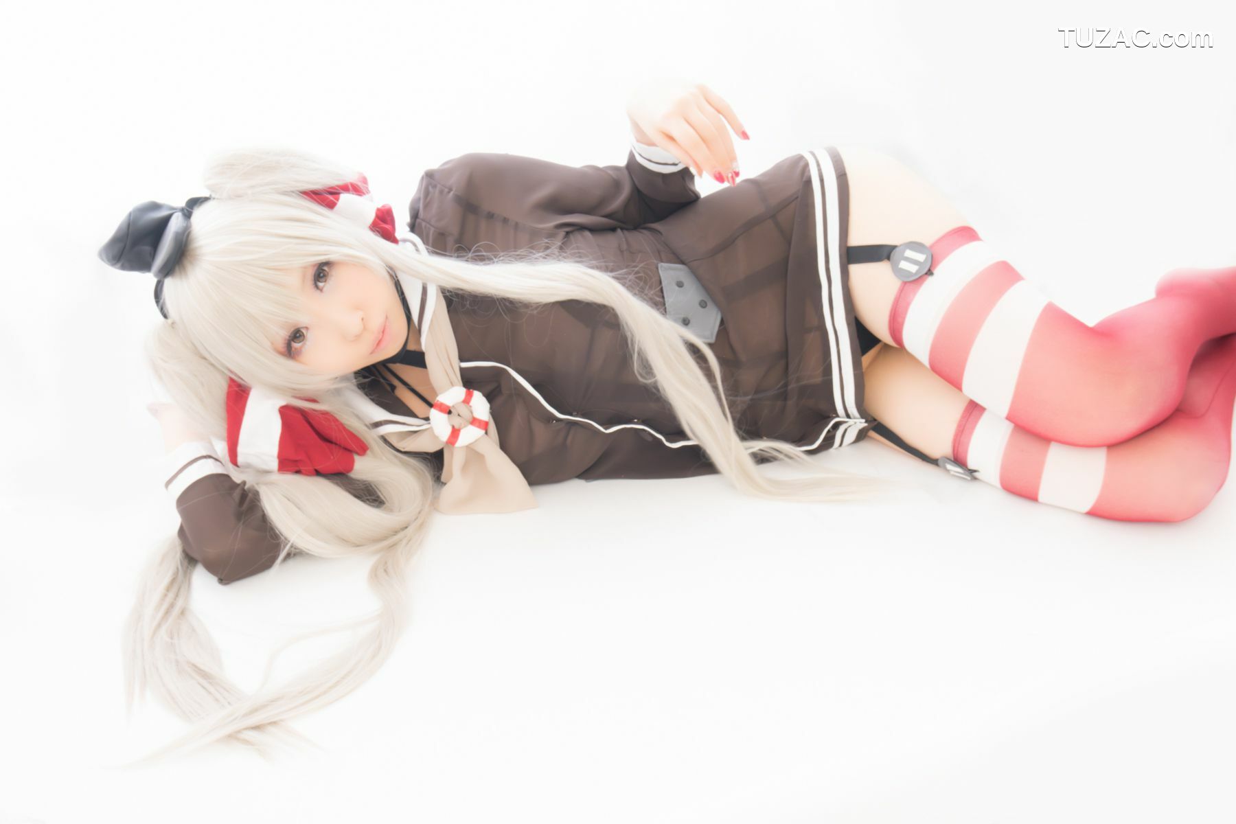 日本CosPlay_桃色れく (Momoiro Reku) 《Kantai Collection》Amatsukaze(天津風) 写真集[100P]