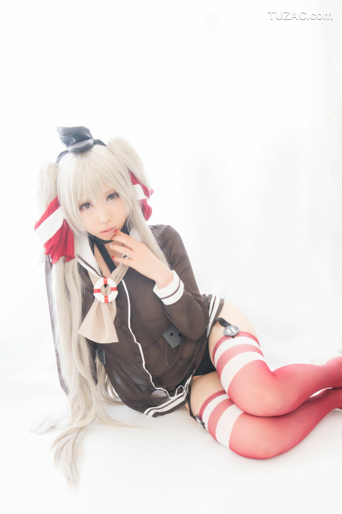 日本CosPlay_桃色れく (Momoiro Reku) 《Kantai Collection》Amatsukaze(天津風) 写真集[100P]