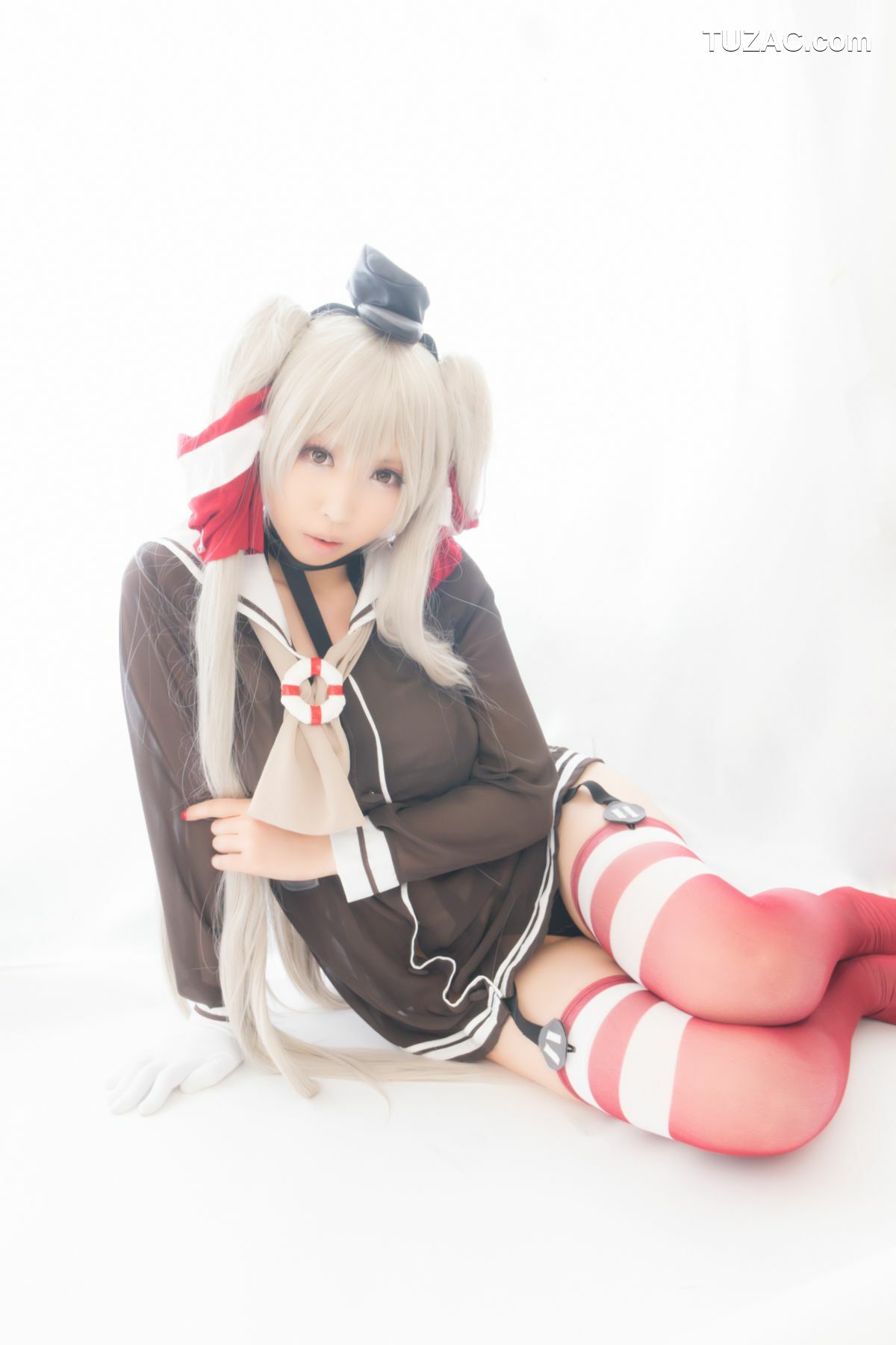 日本CosPlay_桃色れく (Momoiro Reku) 《Kantai Collection》Amatsukaze(天津風) 写真集[100P]