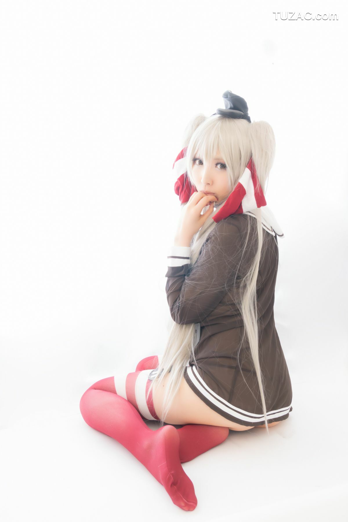 日本CosPlay_桃色れく (Momoiro Reku) 《Kantai Collection》Amatsukaze(天津風) 写真集[100P]