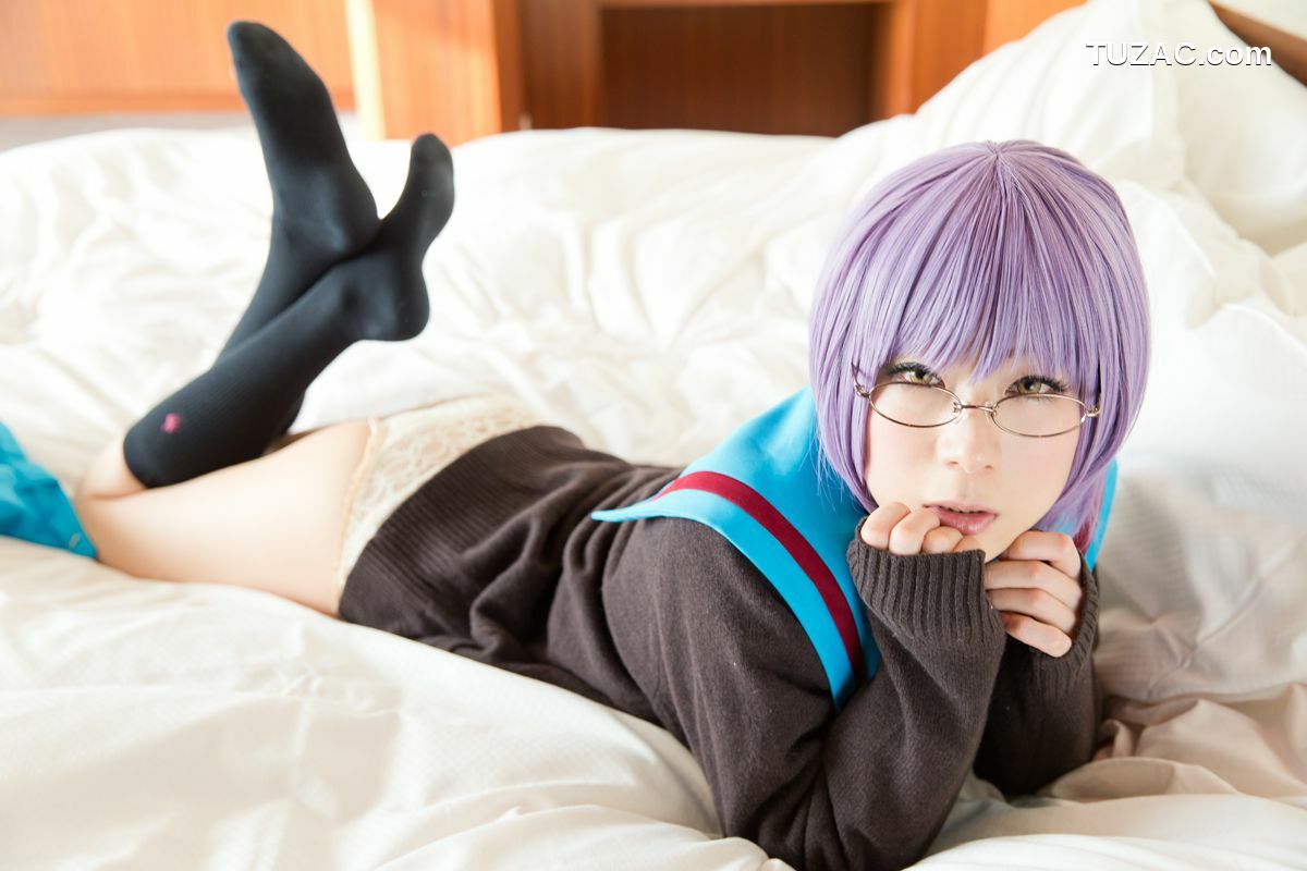 日本CosPlay_浅井まみ《Suzumiya Haruhi no Yuuutsu》Nagato Yuki 写真集[110P]