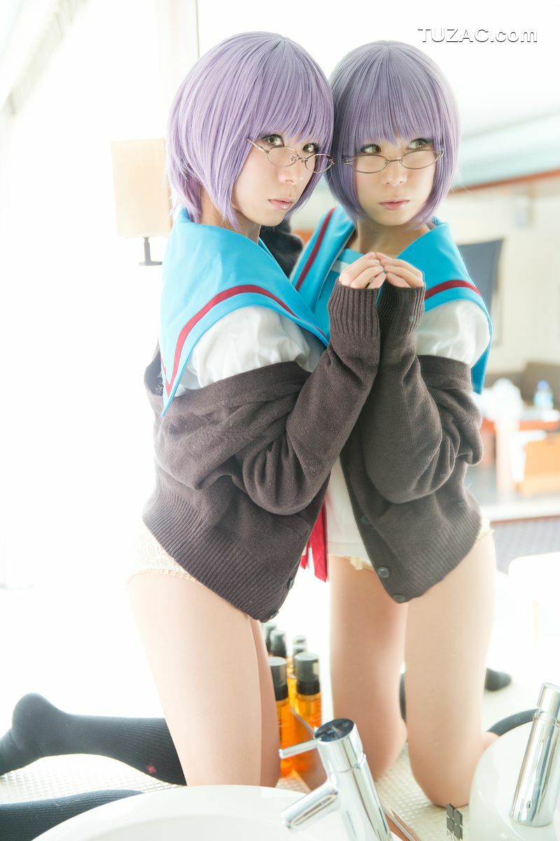 日本CosPlay_浅井まみ《Suzumiya Haruhi no Yuuutsu》Nagato Yuki 写真集[110P]