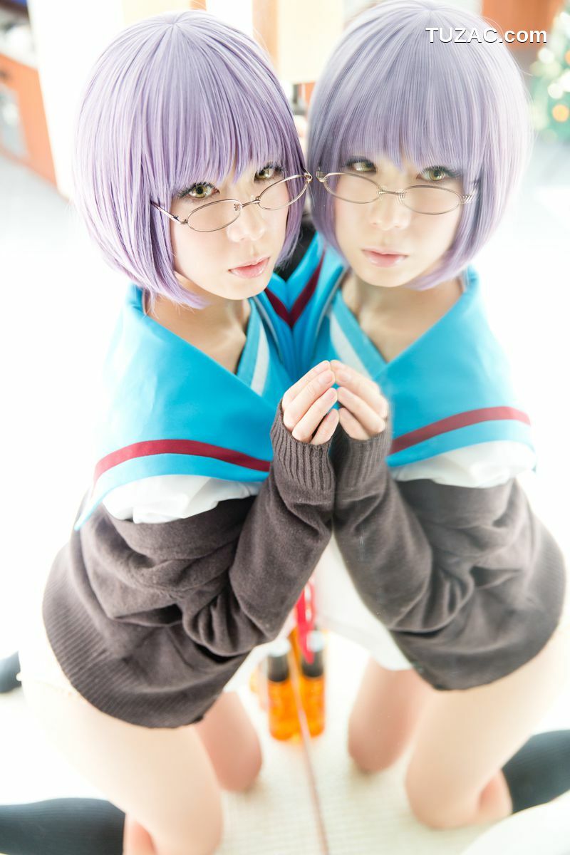 日本CosPlay_浅井まみ《Suzumiya Haruhi no Yuuutsu》Nagato Yuki 写真集[110P]