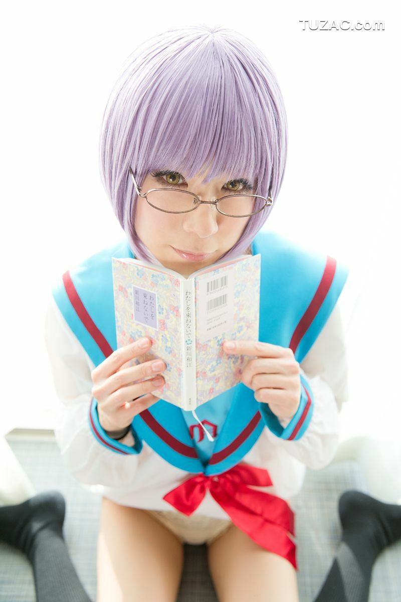 日本CosPlay_浅井まみ《Suzumiya Haruhi no Yuuutsu》Nagato Yuki 写真集[110P]