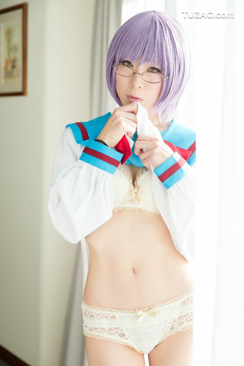 日本CosPlay_浅井まみ《Suzumiya Haruhi no Yuuutsu》Nagato Yuki 写真集[110P]
