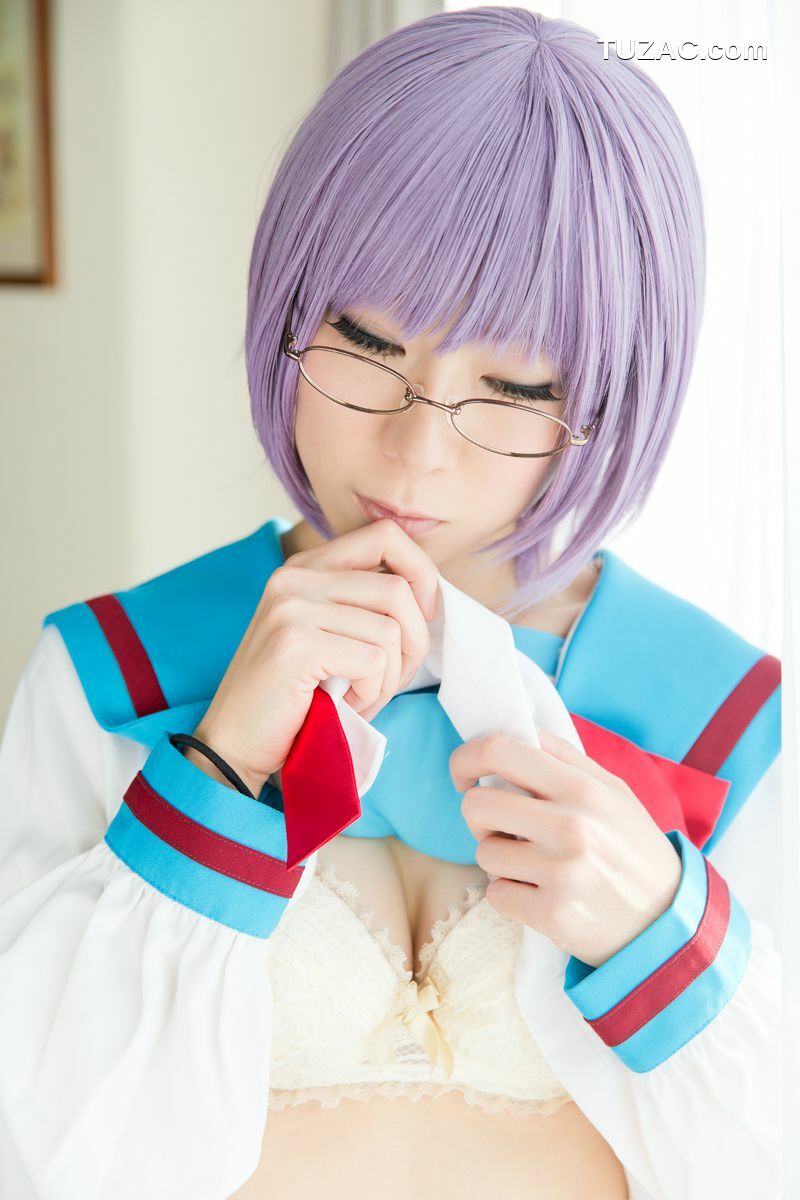 日本CosPlay_浅井まみ《Suzumiya Haruhi no Yuuutsu》Nagato Yuki 写真集[110P]