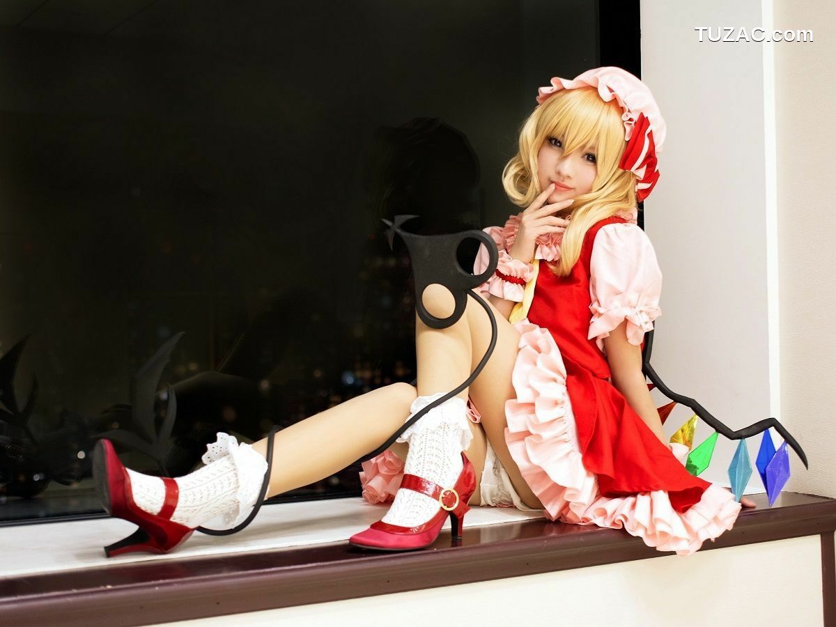 日本CosPlay_火将ロシエル 《Touhou Project》Hakurei Reimu+Flandre Scarlet 写真集[100P]