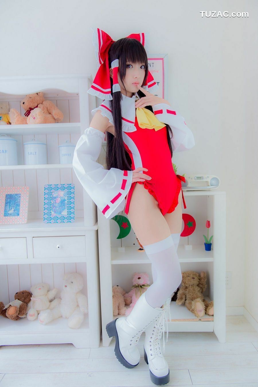 日本CosPlay_火将ロシエル 《Touhou Project》Hakurei Reimu+Flandre Scarlet 写真集[100P]