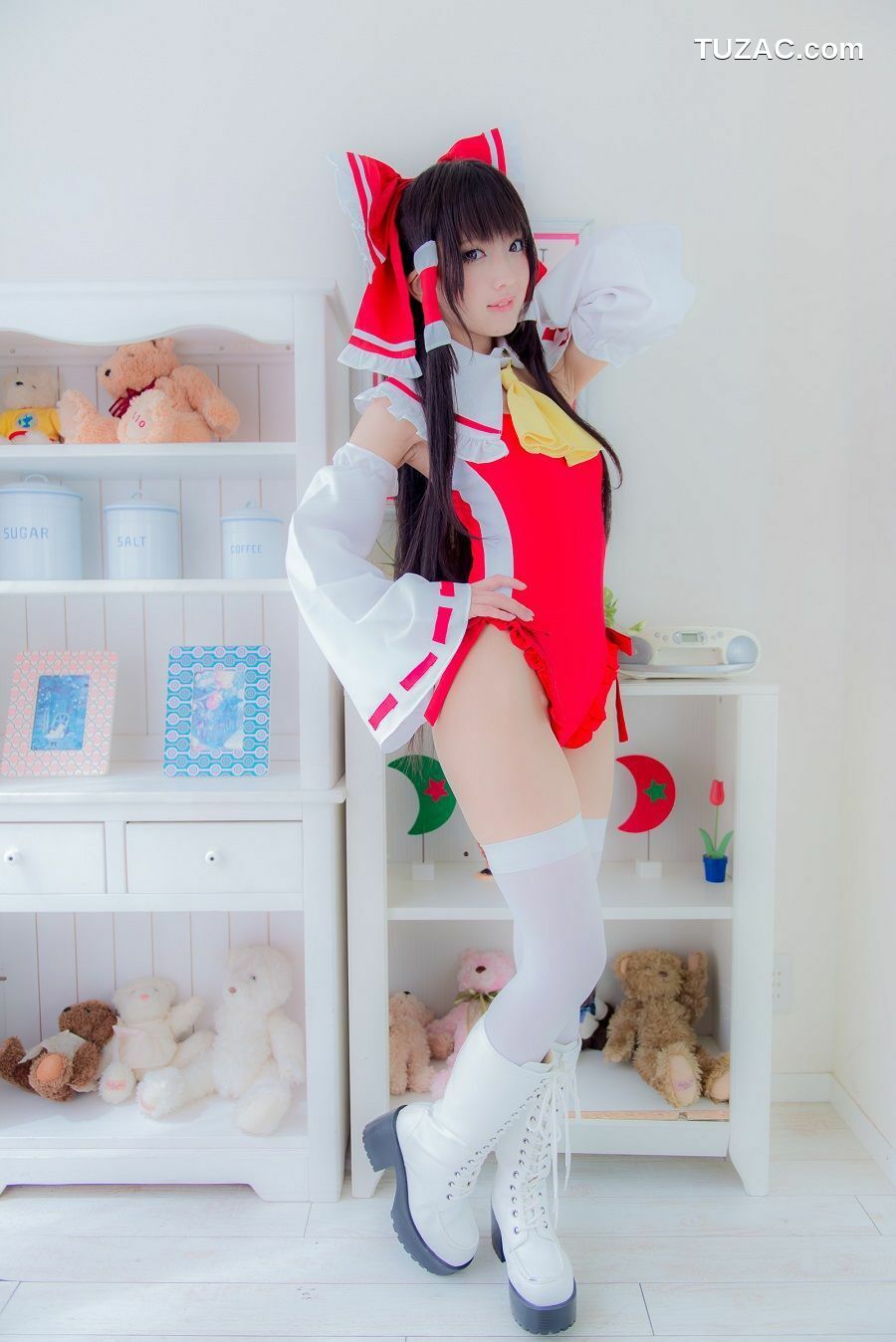 日本CosPlay_火将ロシエル 《Touhou Project》Hakurei Reimu+Flandre Scarlet 写真集[100P]