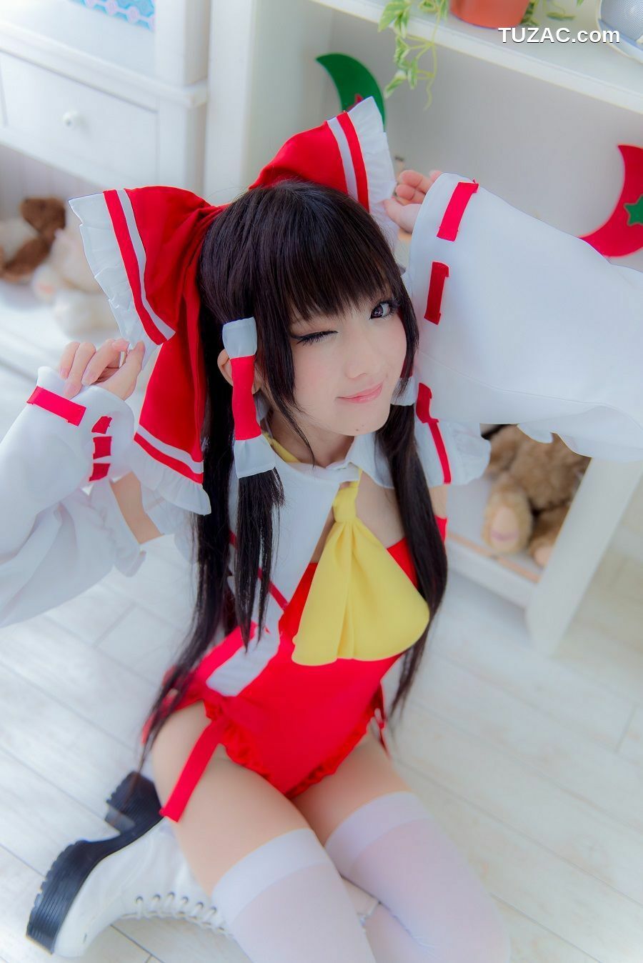 日本CosPlay_火将ロシエル 《Touhou Project》Hakurei Reimu+Flandre Scarlet 写真集[100P]