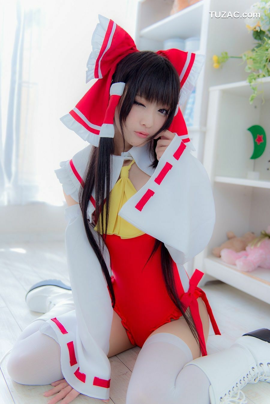 日本CosPlay_火将ロシエル 《Touhou Project》Hakurei Reimu+Flandre Scarlet 写真集[100P]