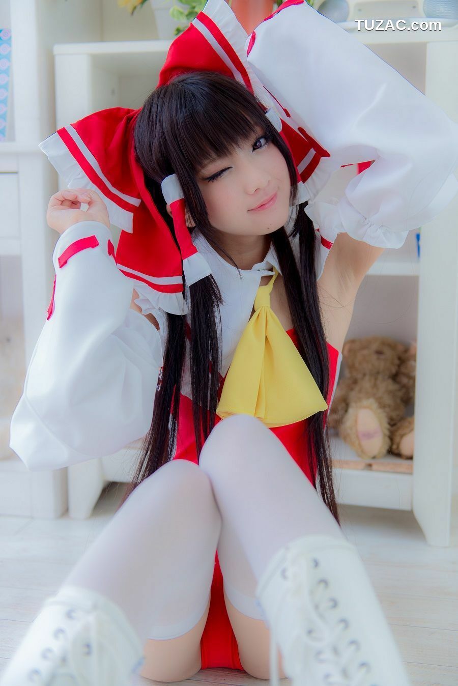 日本CosPlay_火将ロシエル 《Touhou Project》Hakurei Reimu+Flandre Scarlet 写真集[100P]