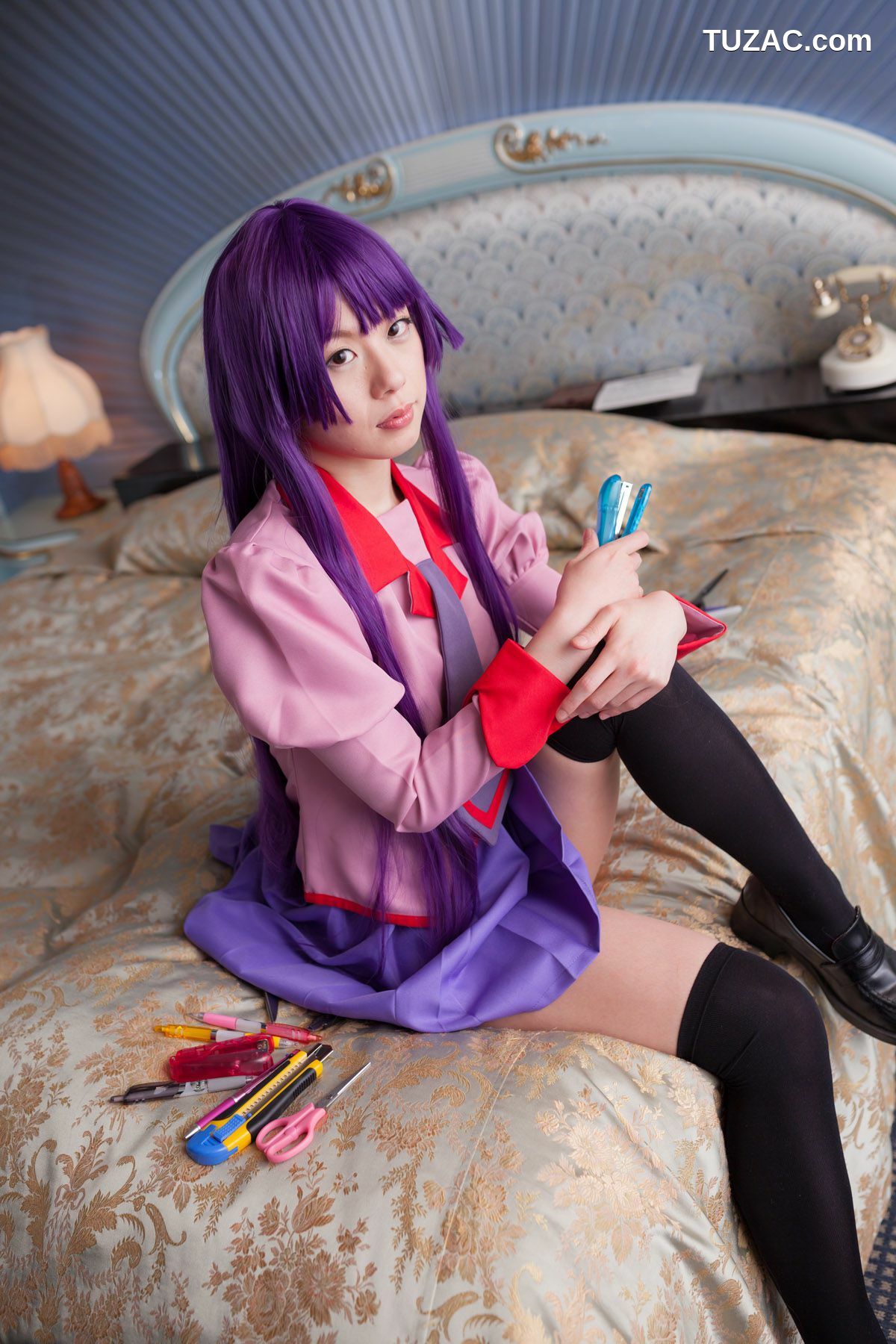 日本CosPlay_相沢恋 (相泽恋) 《Bakemonogatari(化物語)》Senjougahara Hitagi 写真集[98P]