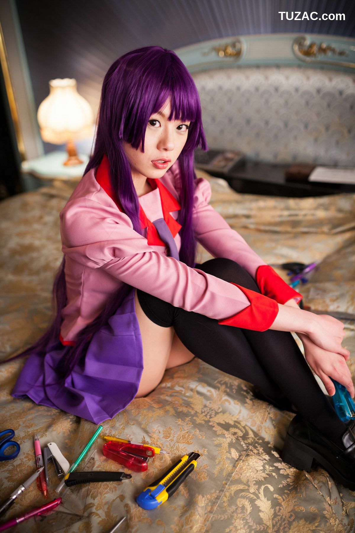 日本CosPlay_相沢恋 (相泽恋) 《Bakemonogatari(化物語)》Senjougahara Hitagi 写真集[98P]