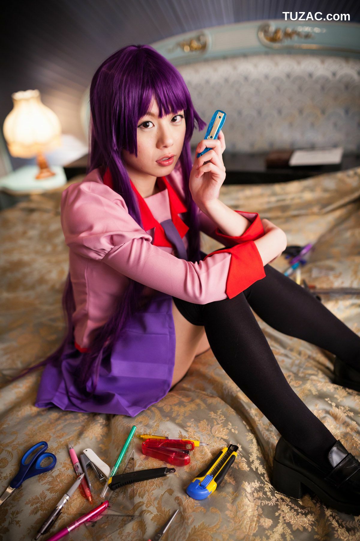 日本CosPlay_相沢恋 (相泽恋) 《Bakemonogatari(化物語)》Senjougahara Hitagi 写真集[98P]