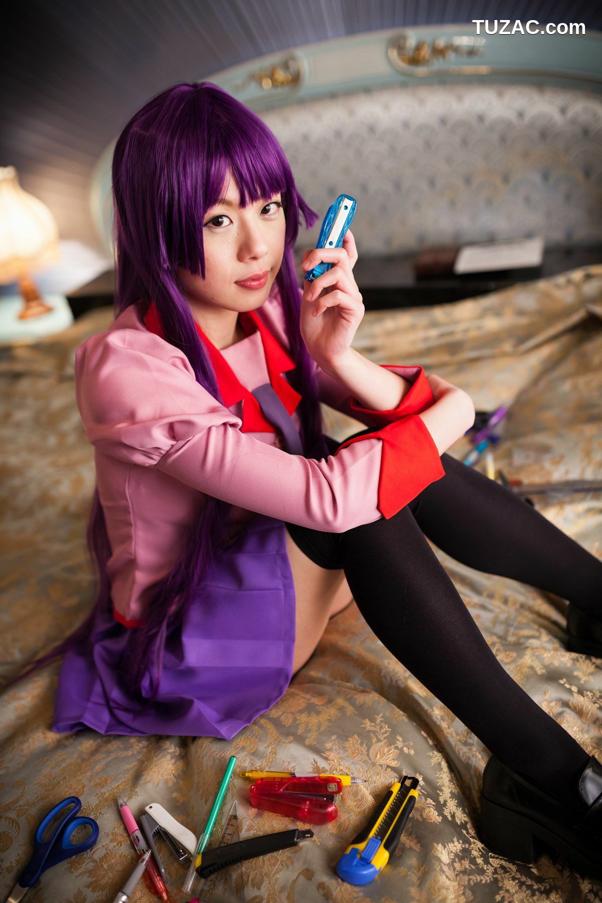 日本CosPlay_相沢恋 (相泽恋) 《Bakemonogatari(化物語)》Senjougahara Hitagi 写真集[98P]