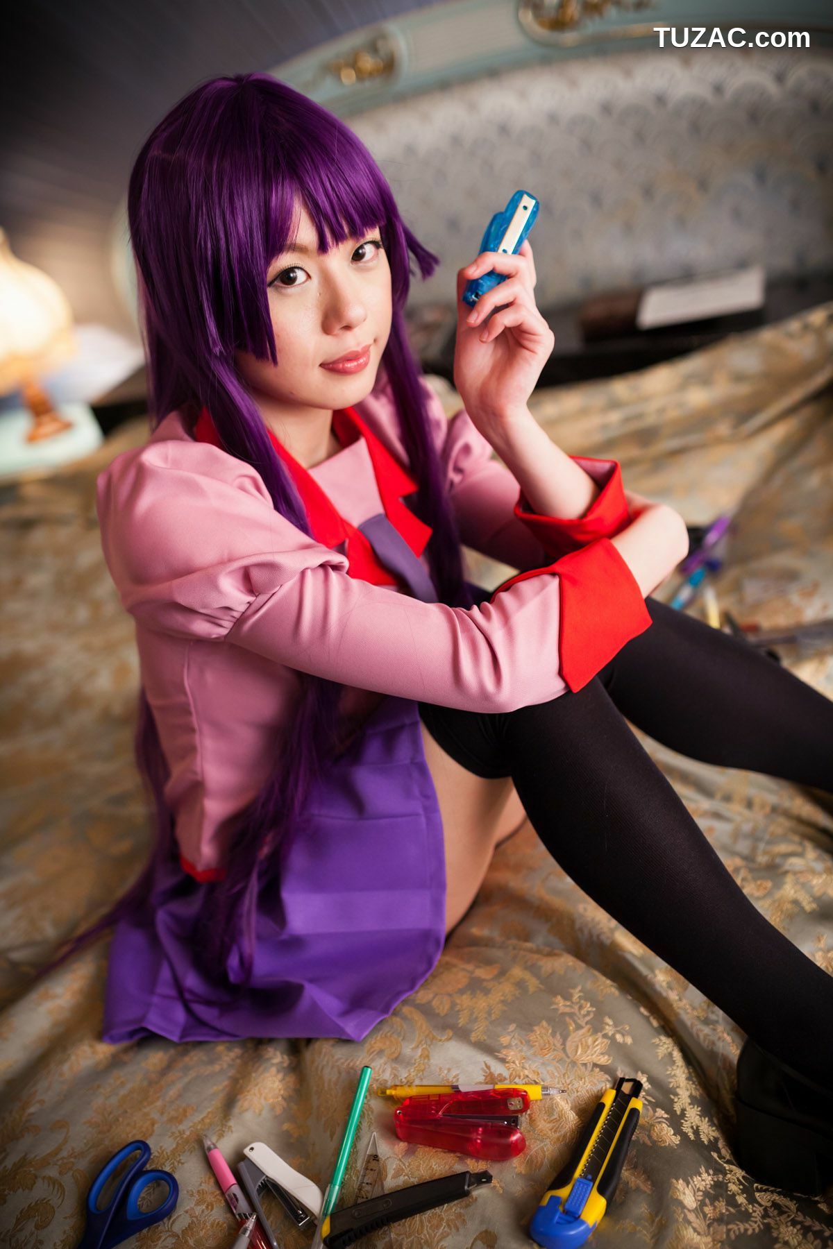 日本CosPlay_相沢恋 (相泽恋) 《Bakemonogatari(化物語)》Senjougahara Hitagi 写真集[98P]