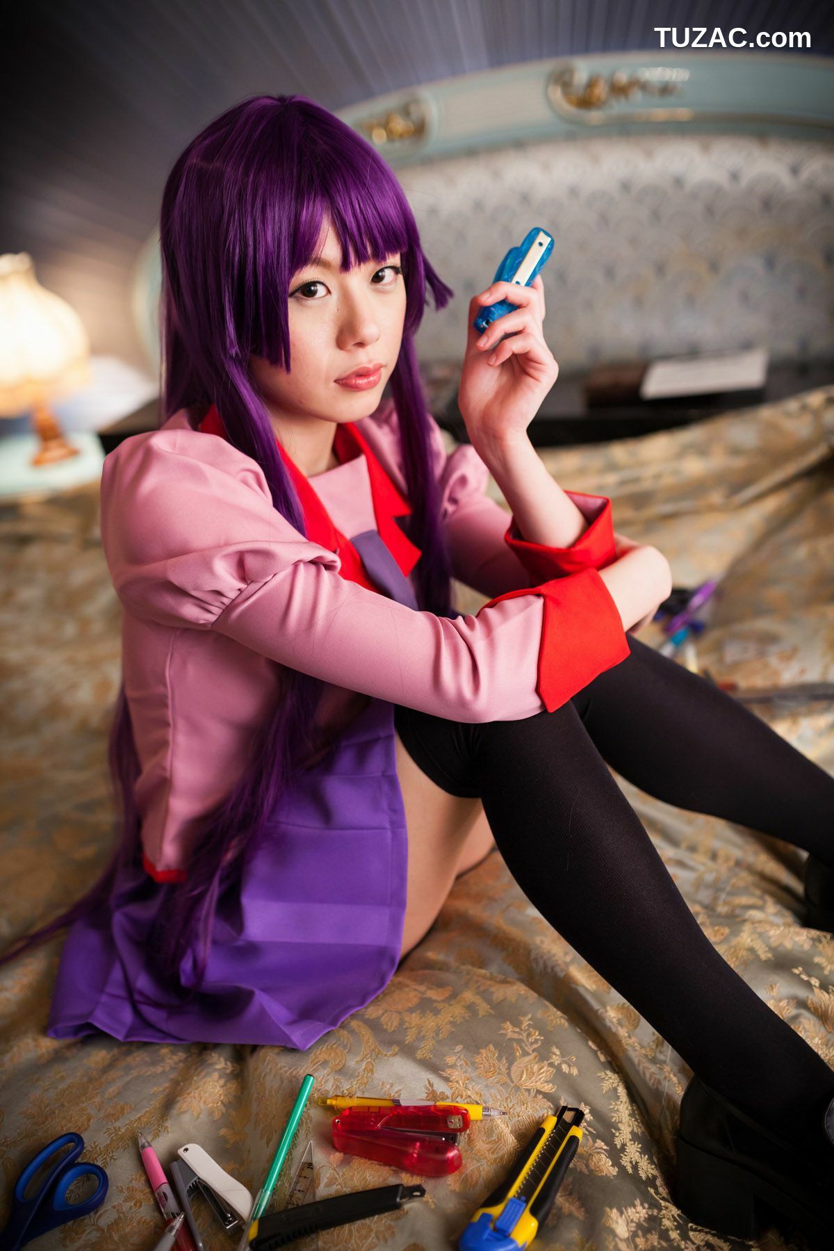 日本CosPlay_相沢恋 (相泽恋) 《Bakemonogatari(化物語)》Senjougahara Hitagi 写真集[98P]