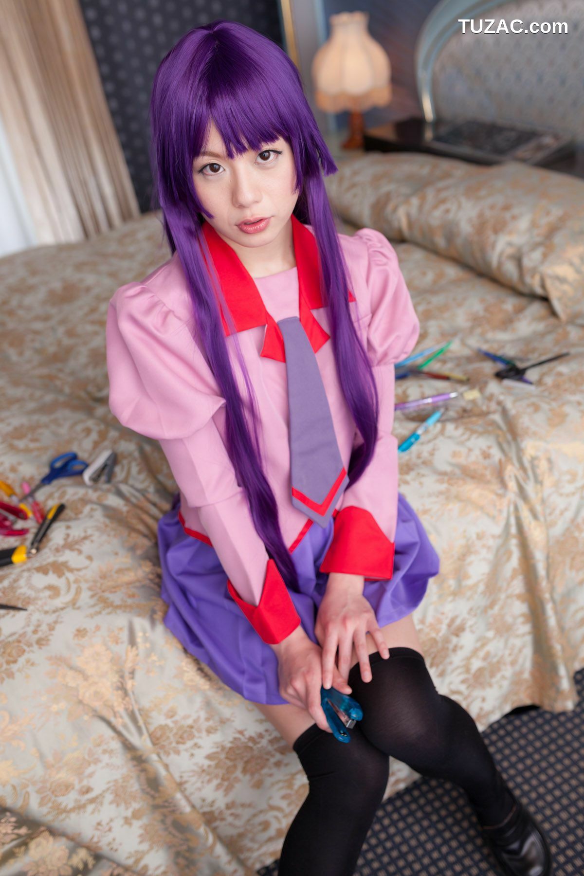 日本CosPlay_相沢恋 (相泽恋) 《Bakemonogatari(化物語)》Senjougahara Hitagi 写真集[98P]