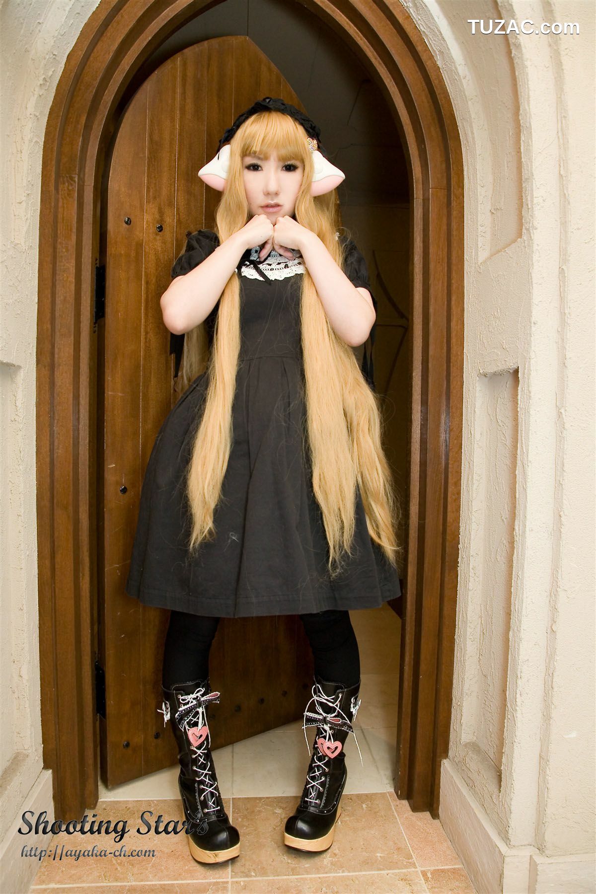 日本CosPlay_绫香 (Saku サク) 《Chobits》Chii+Freya 写真集[47P]