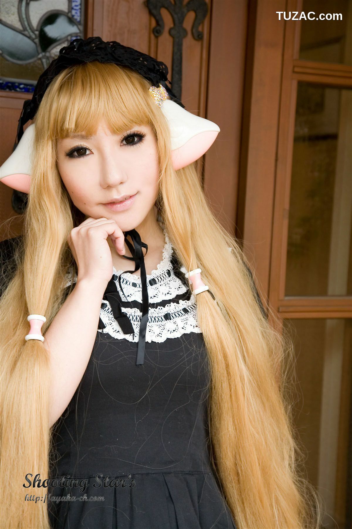 日本CosPlay_绫香 (Saku サク) 《Chobits》Chii+Freya 写真集[47P]