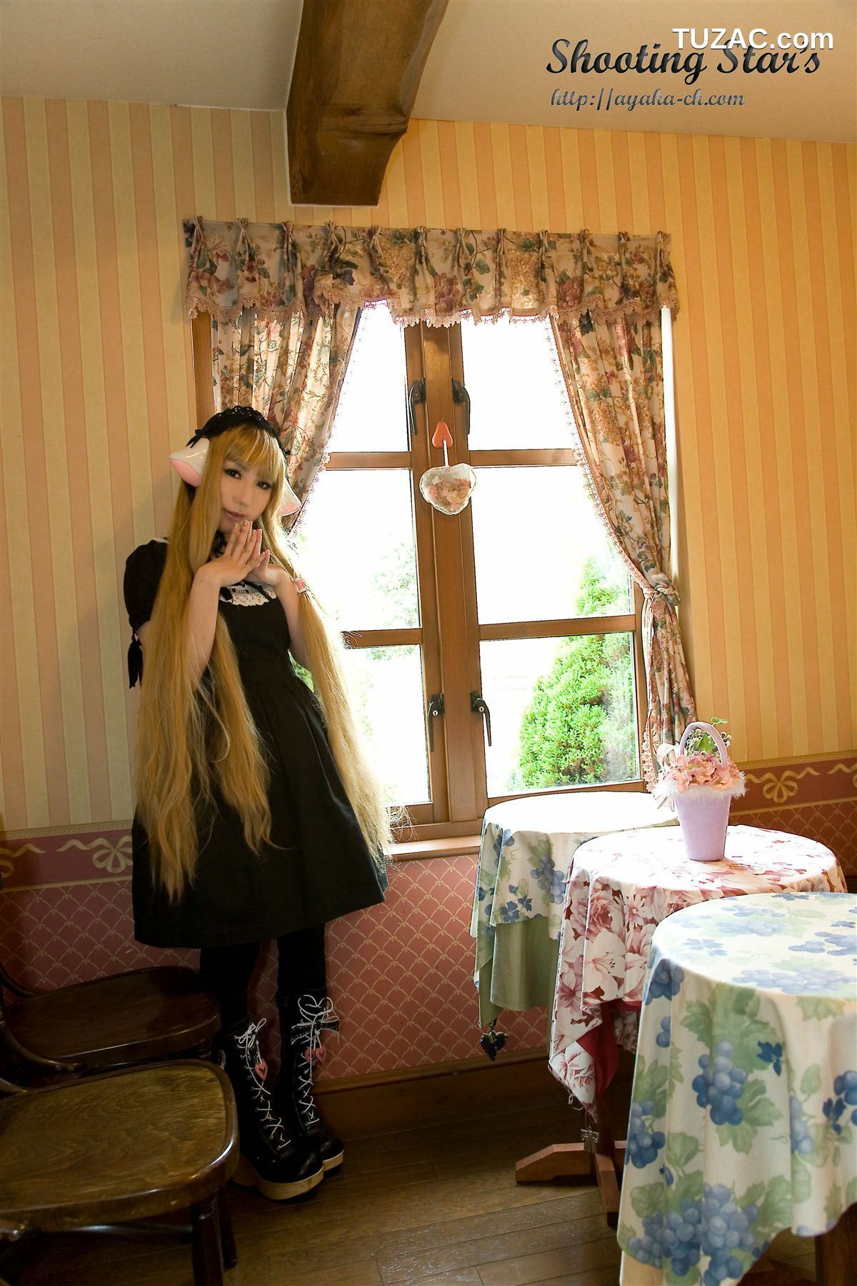日本CosPlay_绫香 (Saku サク) 《Chobits》Chii+Freya 写真集[47P]