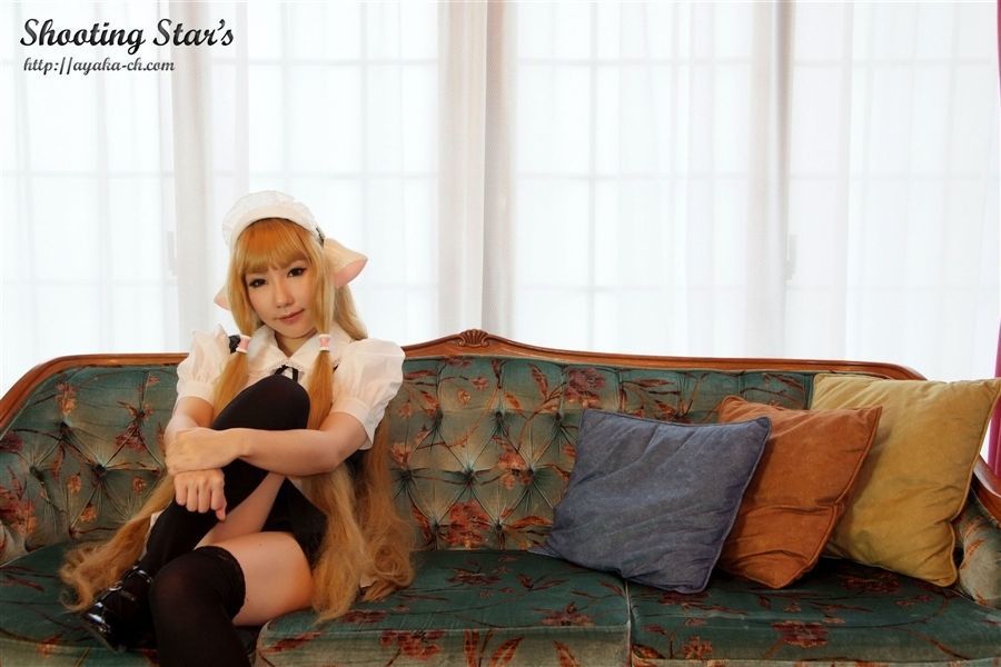 日本CosPlay_绫香 (Saku サク) 《Chobits》Chii+Freya 写真集[47P]