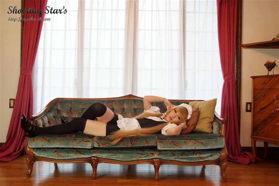 日本CosPlay_绫香 (Saku サク) 《Chobits》Chii+Freya 写真集[47P]