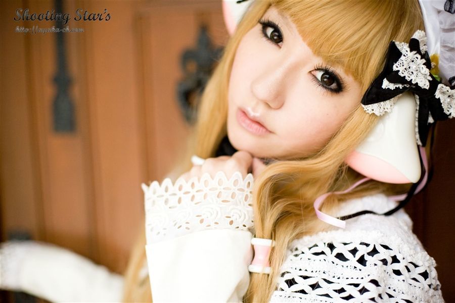 日本CosPlay_绫香 (Saku サク) 《Chobits》Chii+Freya 写真集[47P]