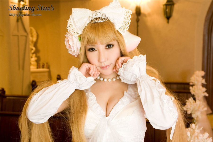日本CosPlay_绫香 (Saku サク) 《Chobits》Chii+Freya 写真集[47P]