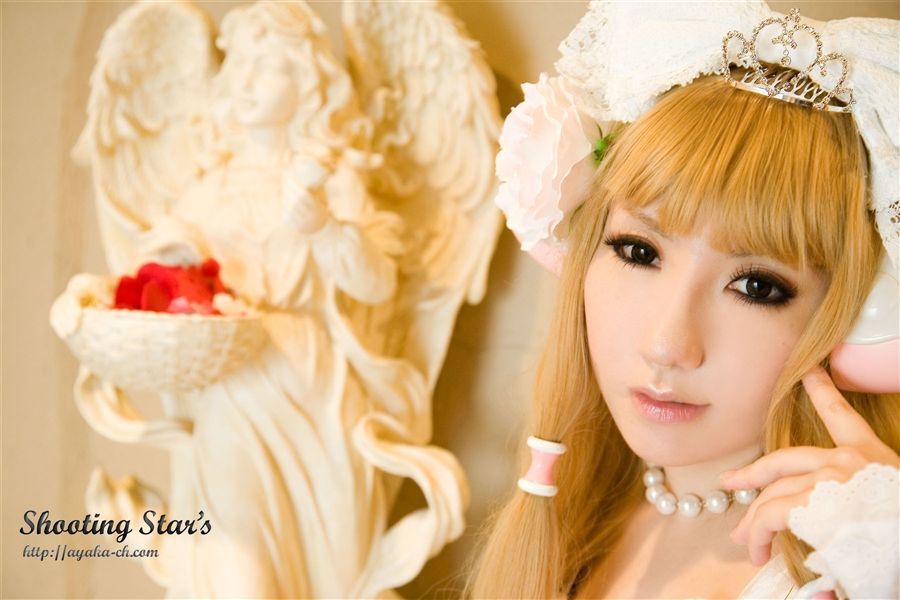 日本CosPlay_绫香 (Saku サク) 《Chobits》Chii+Freya 写真集[47P]