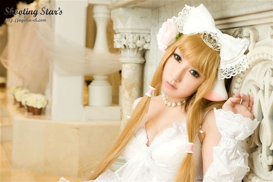 日本CosPlay_绫香 (Saku サク) 《Chobits》Chii+Freya 写真集[47P]