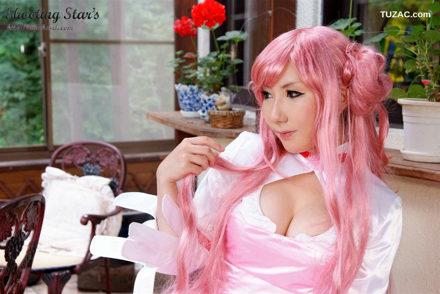 日本CosPlay_绫香 (Saku サク) 《Code Geass》Euphemia li Britannia 写真集[72P]