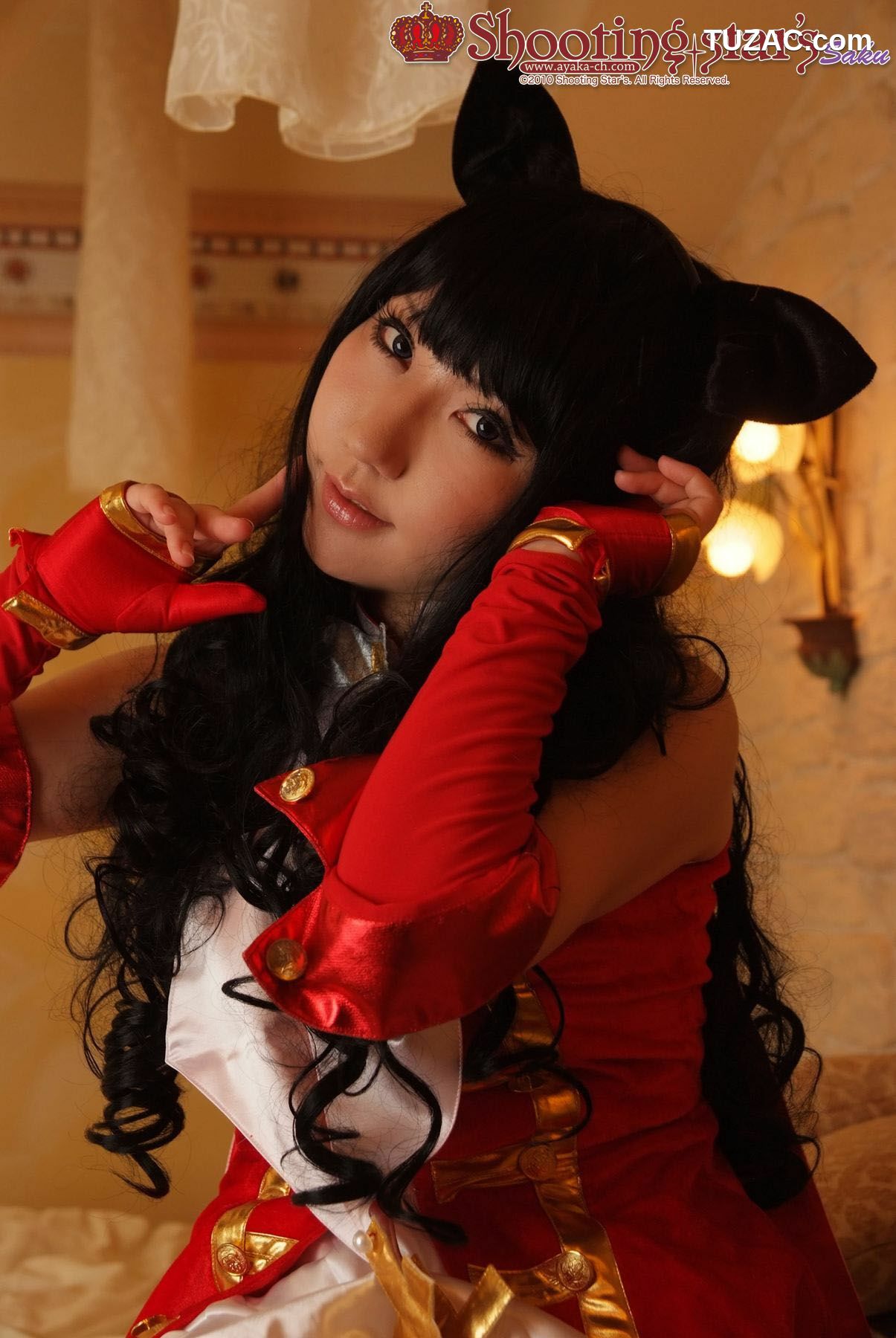 日本CosPlay_绫香 (Saku サク) 《Fate stay night》Toosaka Rin 遠坂凛 写真集[100P]
