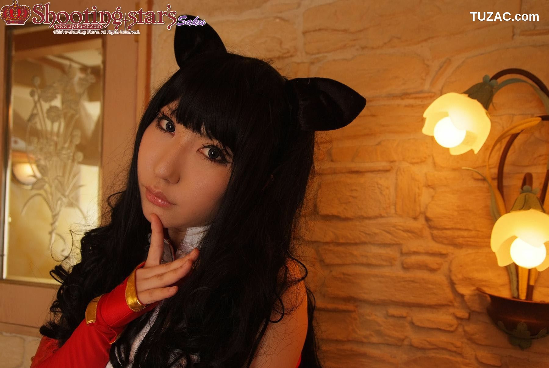 日本CosPlay_绫香 (Saku サク) 《Fate stay night》Toosaka Rin 遠坂凛 写真集[100P]